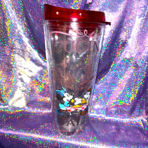 Disney EPCOT World Showcase Italy Pavilion CUCINA ITALIA Tumbler - Picture 1 of 5